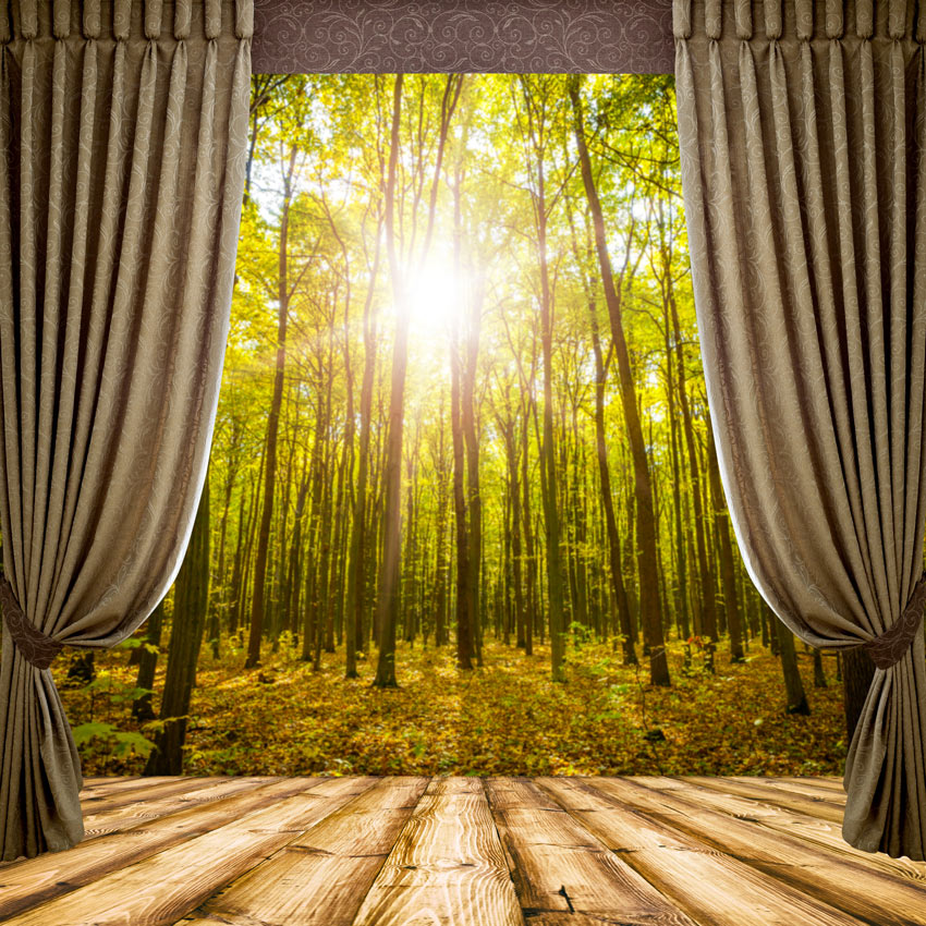 tende che decorano casa in autunno