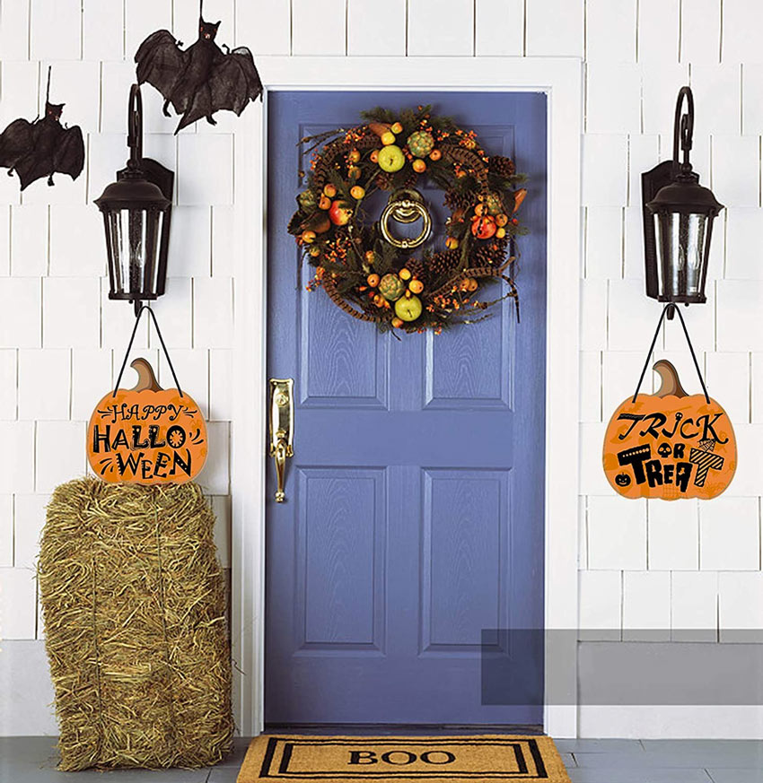 decorazioni di Halloween per le porte