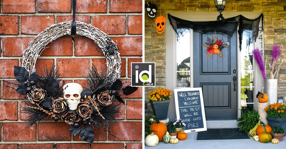 decorazioni di Halloween per le porte