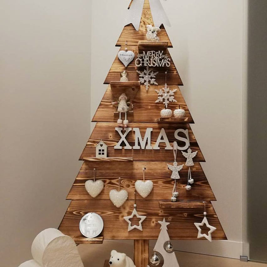 Un Albero Di Natale Degno Di Nota Con I Pallet 15 Idee Creative