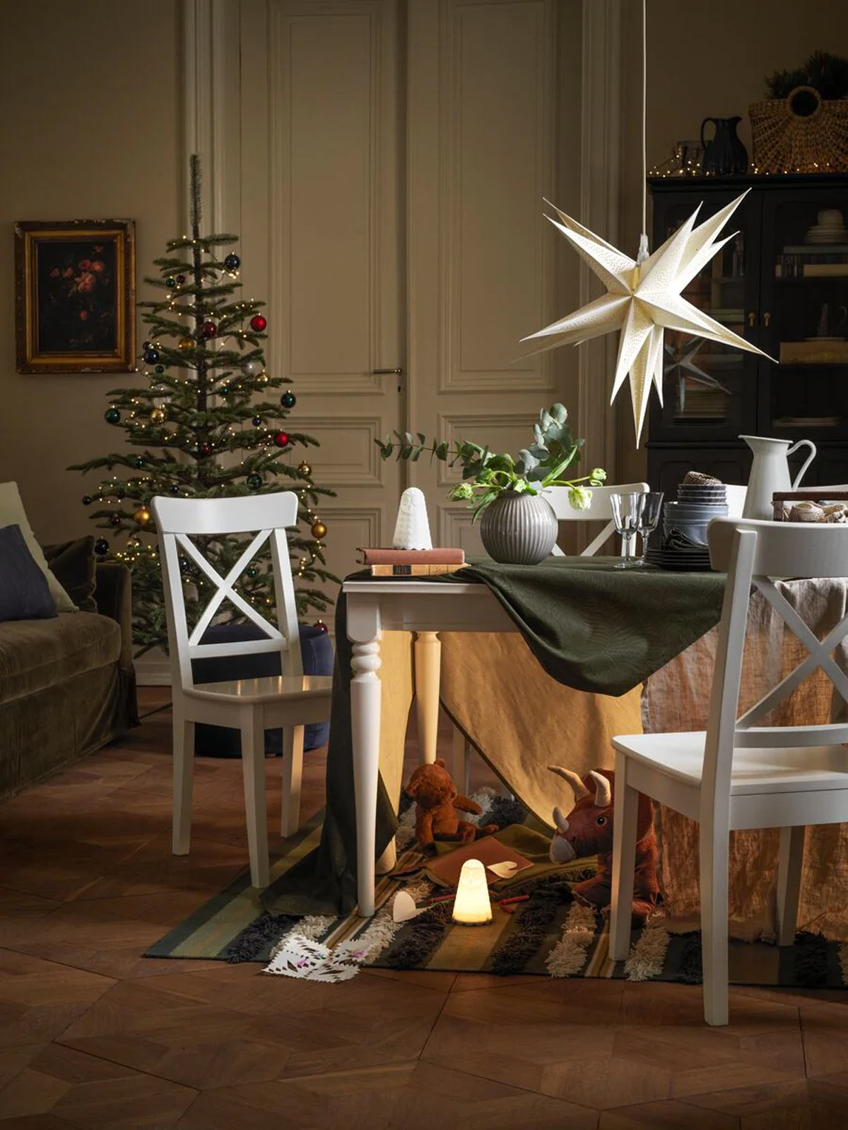 Arredare salotto con IKEA a Natale.