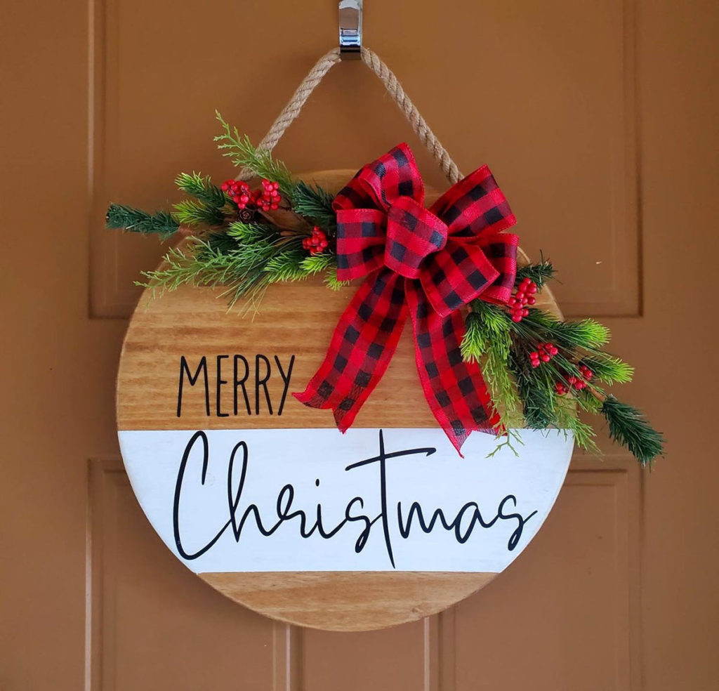 Putuo Decor 1 pezzo Targa di Natale in legno appesa, Gesù è la ragione per la stagione, decorazione artistica per parete di casa, chiesa, porta d'ingresso, camino, 10 x 20 cm | SHEIN ALIA