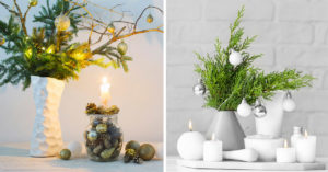 Un vaso natalizio: 13 ispirazioni per un Natale di design Un vasetto natalizio creativo di design.