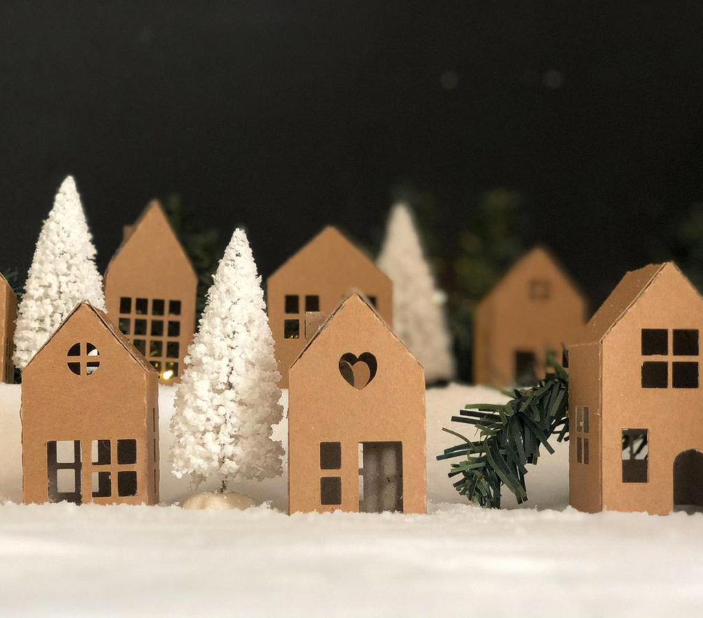 Casette Villaggio Natalizio Fai Da Te Il villaggio di Natale fai da te di carta: 8 ispirazioni per delle