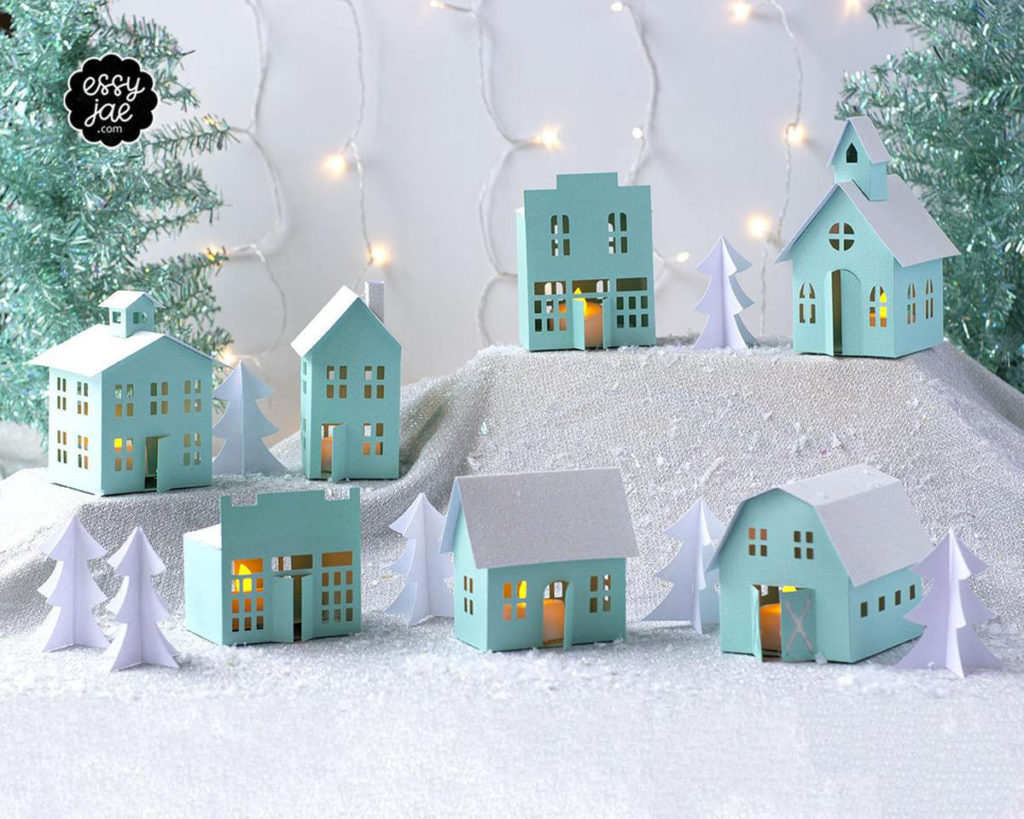 Il villaggio di Natale fai da te di carta: 8 ispirazioni per delle