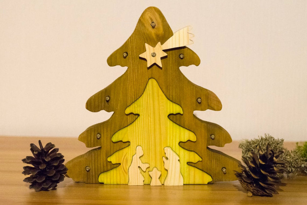 Woodart Natale: 9 splendide decorazioni in legno per ispirarsi