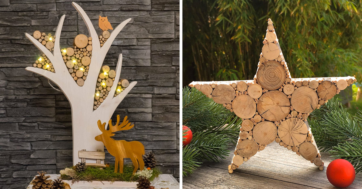 Woodart Natale: splendide decorazioni in legno