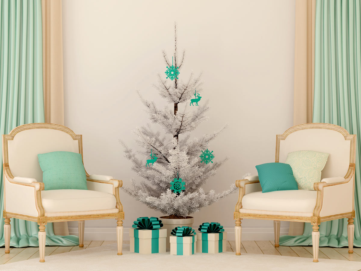 decorazioni minimal per Natale