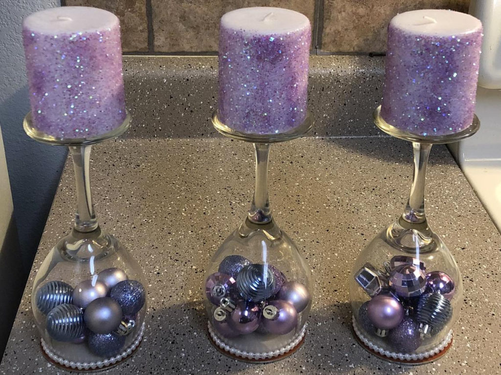 Bicchieri Portacandele Natalizi Fai Da Te Portacandele fai da te natalizi con bicchieri in vetro: 7 splendide idee