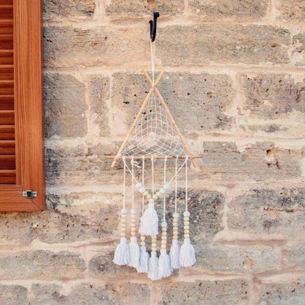 MWOOT Kit Fai-da-te 8 Acchiappasogni A Forma Di Pulcino Di Pasqua In Legno - Con Piume, Uova In Legno, Corde, Pennelli E Strass - Decorazioni Creative Per Parete, Finestra, Camera Da Letto