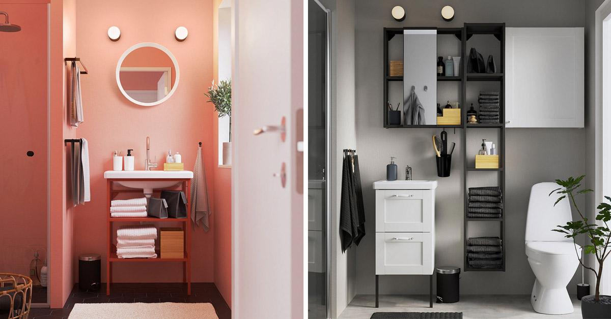 Arredare un bagno piccolo da IKEA