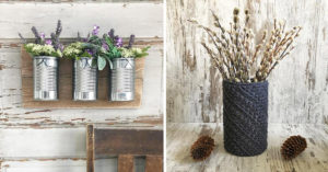 I barattoli di latta per decorare casa: 11 idee di riciclo creativo barattoli di latta per decorare casa