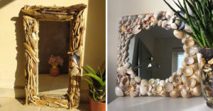 Abbellire uno specchio con l'arte del riciclo creativo: 12 idee fai da te Specchio riciclo creativo fai da te.