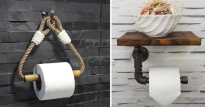 Porta carta igienica fai da te: 9 idee per un bagno particolare Porta carta igienica fai da te
