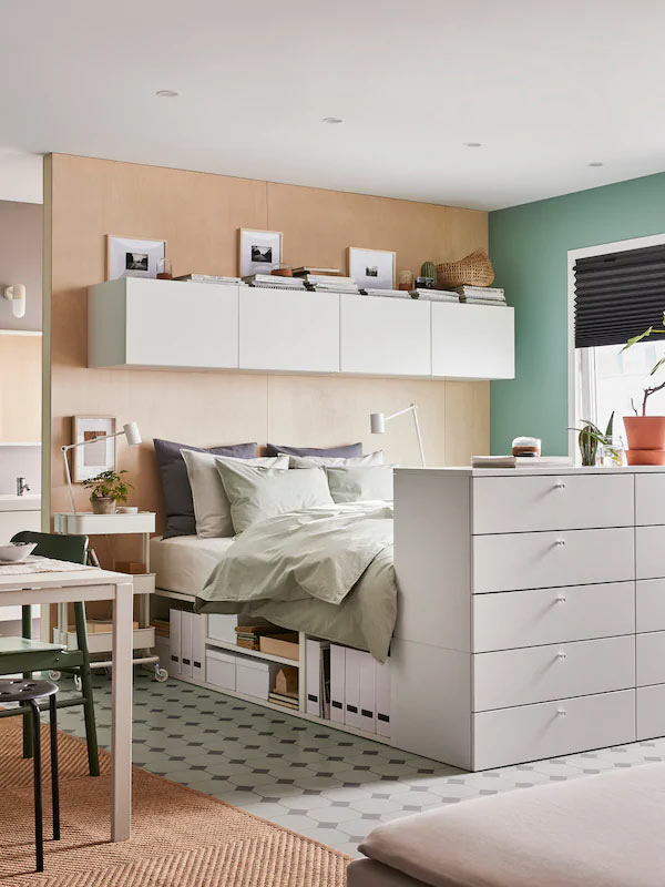 Un testata letto furba con IKEA: 6 ispirazioni da non perdere