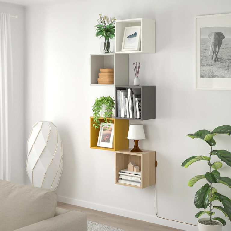 Arredare le pareti del soggiorno con le mensole: 10 idee design per ...