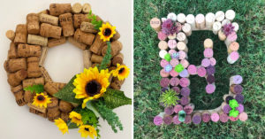 Riciclare i tappi di sughero per realizzare belle decorazioni primaverili: ispiratevi Riciclo tappi di sughero decorazioni primaverili