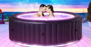 Una piscina idromassaggio gonfiabile per un vero momento di relax in giardino: ispiratevi Piscine idromassaggio gonfiabili.