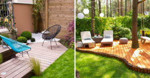 Una pavimentazione in legno per creare una zona originale in giardino: ispiratevi Pavimentazione in giardino.