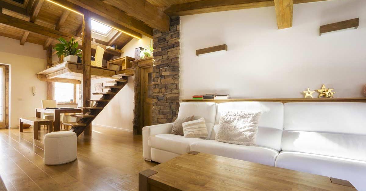 Arredare casa stile chalet.