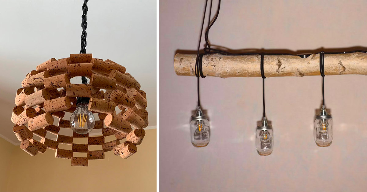 Riciclo creativo per realizzare lampadari fai da te