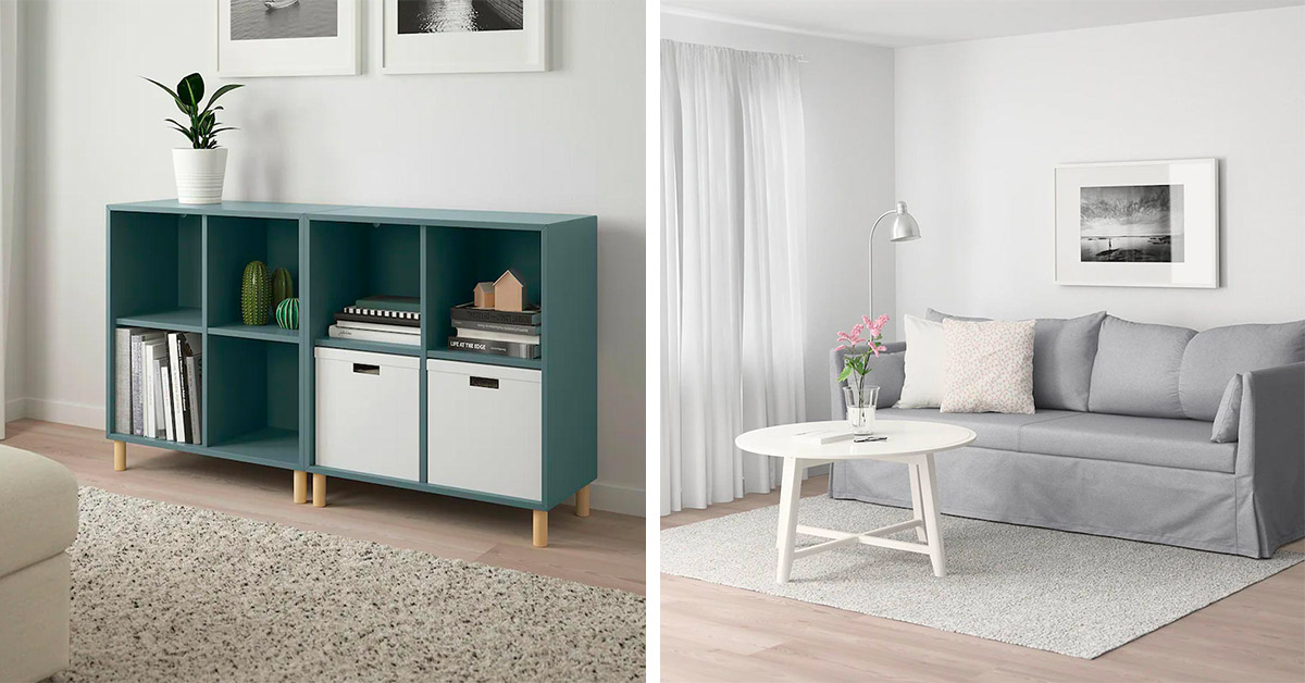 mobili ikea fine serie per arredare il soggiorno low cost