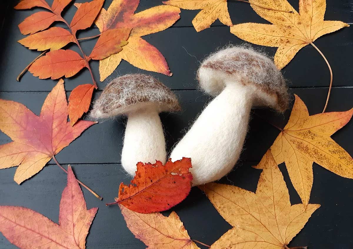 Decorare casa per l'autunno con i funghi