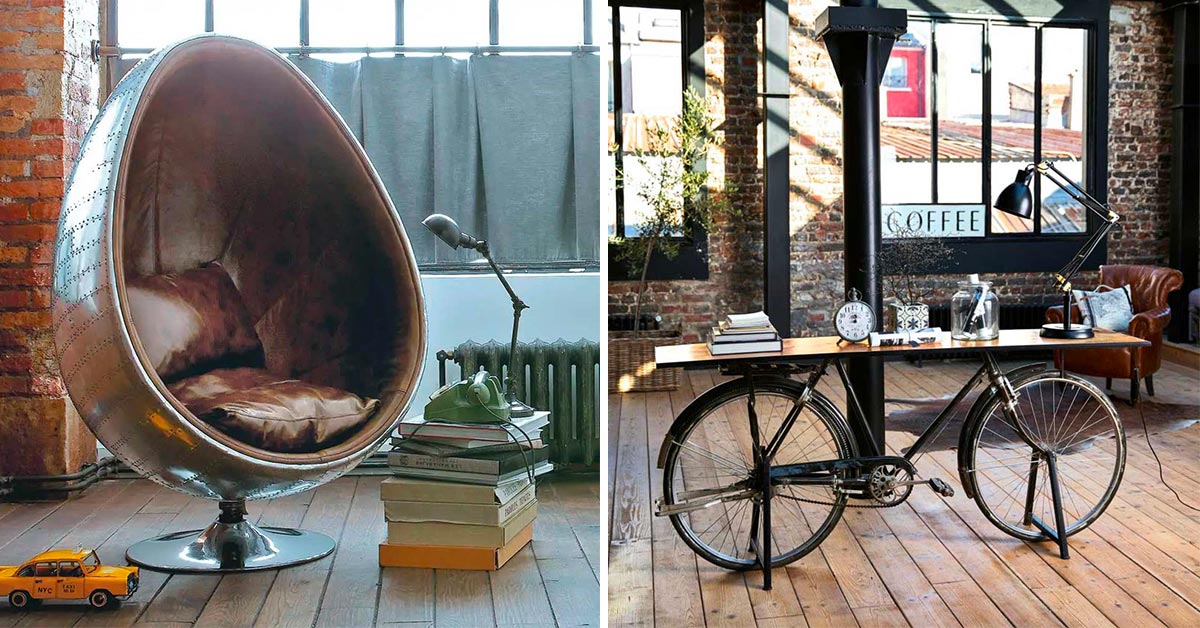 arredare casa stile industriale con mobili maisons du monde