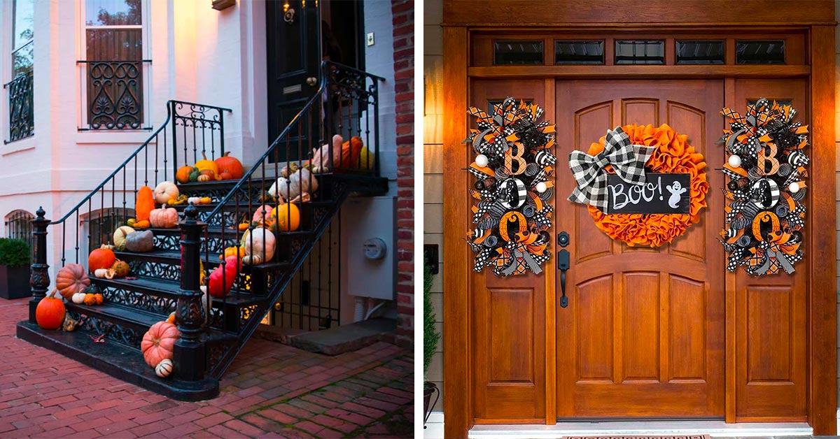 Come decorare ingresso o portico per Halloween