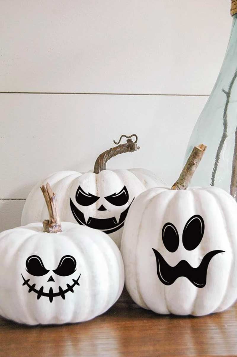 decorazioni zucche Halloween fai da te