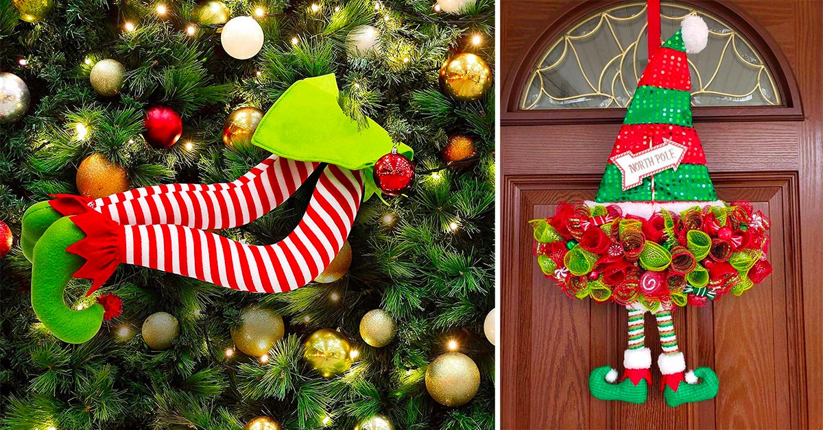 Decorazioni per Natale tema elfi