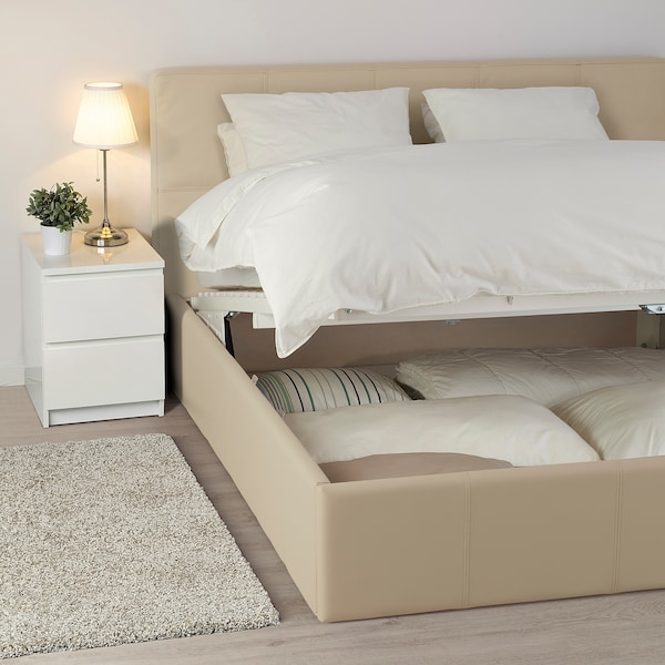 letto con contenitore Murum beige Ikea