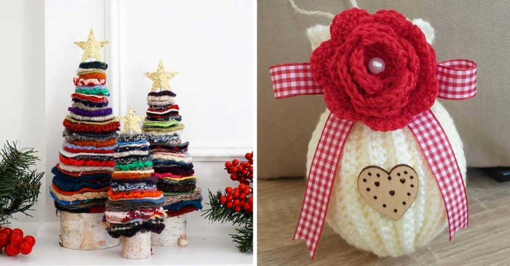 Addobi Natalizi Fai Da Te Gli addobbi natalizi fatti con scampoli di lana: 7 idee fai da te