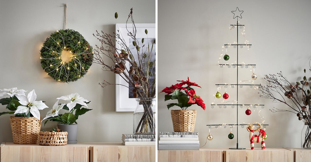 ispirazioni Ikea per le decorazioni natalizie
