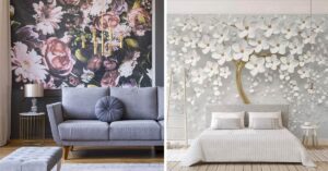Carta da parati con i fiori: le migliori idee per arredare casa Idee di carta da parati con i fiori.