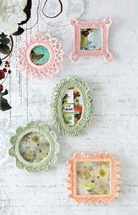 Crochet a picture frame