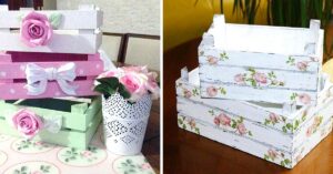 Le cassette di legno shabby: 10 deliziose idee fai da te Le cassette di legno shabby chic fai da te.