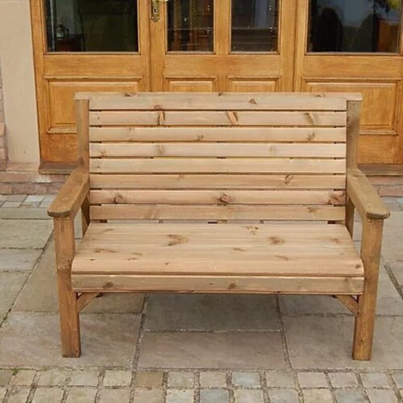 Staffordshire Garden Furniture Wooden Bench immagine 1
