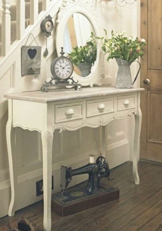 consolle shabby chic per ingresso