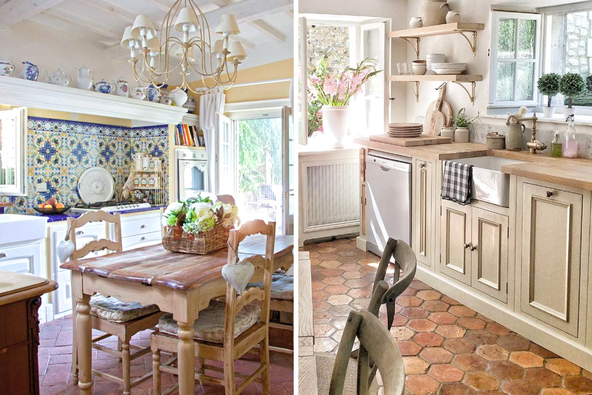 Come arredare la cucina in stile country.