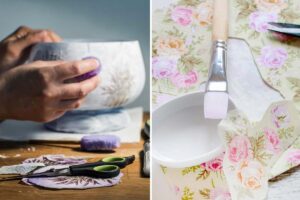 Decoupage: una tecnica divertente per decorare casa Découpage tecnica fai da te