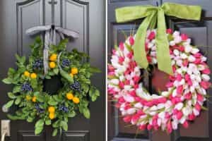 Ghirlande primaverili fai da te: 7 splendide idee per creare e decorare Ghirlande primaverili fai da te.