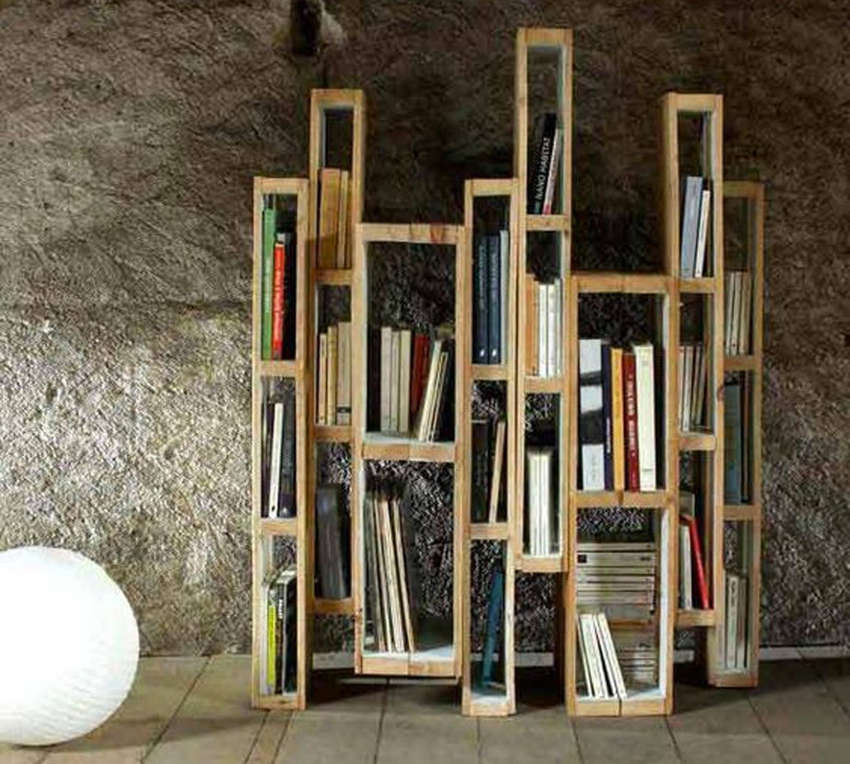 Libreria design fai da te con pallet