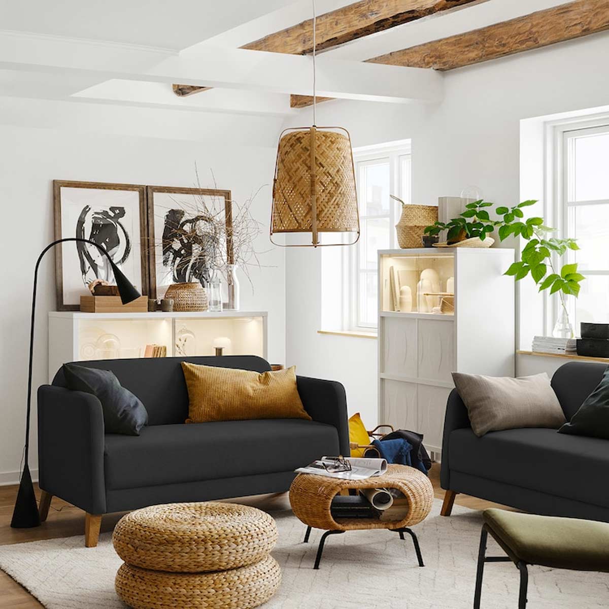 Soggiorni Ikea: il divano, spazio alla comodità