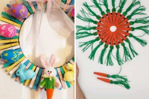 riciclo-mollette-decorazioni-pasquali