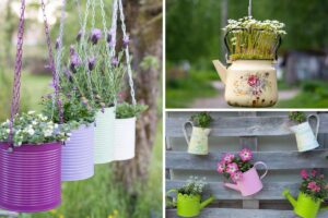 Come arredare il giardino con oggetti di recupero: 7 idee stupende per ispirarvi Come arredare il giardino con oggetti di recupero.
