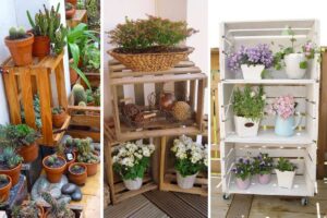 Abbellire il giardino con le cassette: 12 decorazioni fai da te per ispirarsi Abbellire il giardino con le cassette.