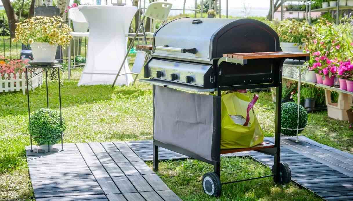 barbecue per il balcone