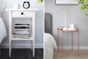 comodini Ikea per una camera super glamour