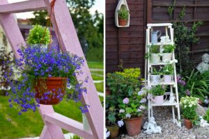 decorare-il-giardino-con-la-vecchia-scala